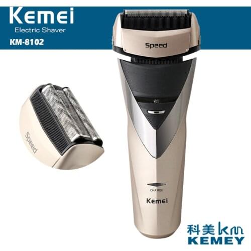3D rechargeable electric shaver kemei washable electric razor men shaving machine beard trimmer face care