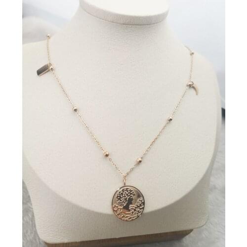 European and american classic women luxury leopard head necklace steel