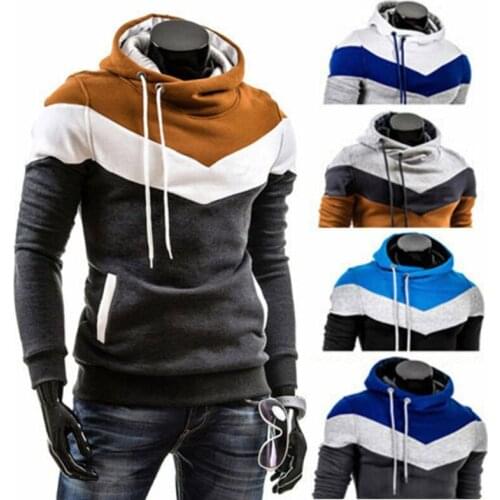 Mens Outwear Winter Hoodie Warm Coat Jacket Slim Hooded Sweatshirt Sweater
