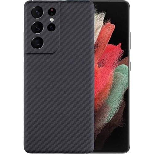 Carbon Fiber Soft TPU Protective Case For Samsung S21 S21 Ultra S21 Plus Full Cover Camera Lens Protective Case Cover