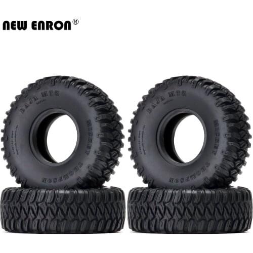 NEW ENRON 1.55 Soft Rubber Terrain Wheel Tires 4Pcs for RC Crawler Car MST JIMNY D90 TF2 Tamiya CC01 LC70 Axial YETI AXI90069