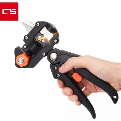 Grafting Pruner Scissor Multi-function Garden Tools Scissor 3 Style Blades Branch Plant Cutter Graft Film for Fruit Tree Potted