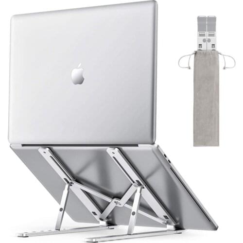 Adjustable Aluminum Laptop Computer Stand Tablet Stand,Ergonomic Foldable Portable Desktop Holder