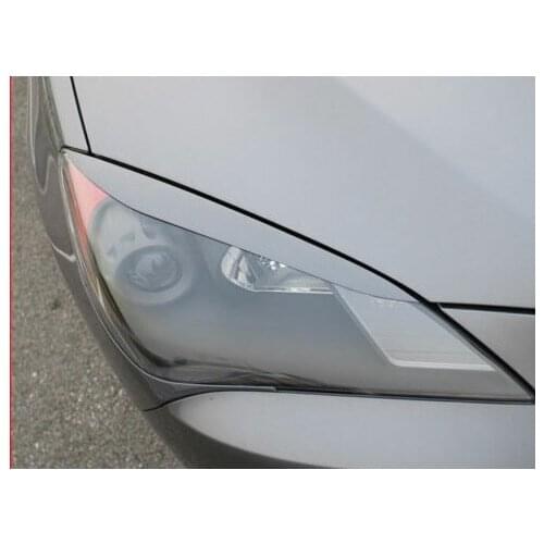 Fiberglass Headlight Eyebrows Eyelids Covers for 2008-2016 Hyundai Genesis Coupe