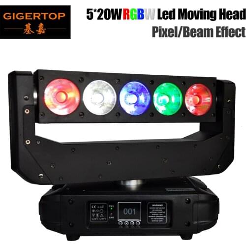 TIPTOP New RGBW LED Wash Moving Head Light 5 x 20W 4in1 Spider Wash Moving Light DMX 512 Control,TIPTOP Professional Stage Light