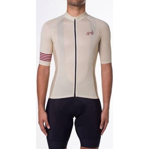 Grizzle cycling jersey suit Simple cycle wear classic MTB road bike riding clothing Short sleeved jersey and bib shorts