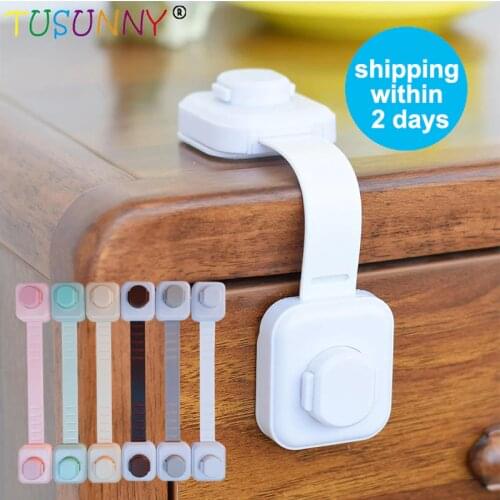 TUSUNNY 3pcs/Lot Child protection Baby drawer Safety Lock locks from children on cabinets Cupboard Cabinet Door Drawer