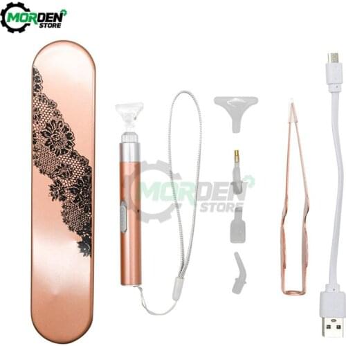 USB Rechargeable DIY Embroidery Tweezer Dot Point Drill Pen Charm Diamond Painting Tool Kit 3 5D Diamond Drawing Pen Dropship