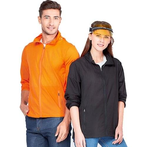 Sun protection clothing women men jacket summer thin section breathable outdoor riding UV protection hooded skin windbreaker