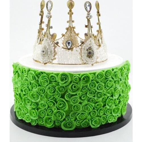 1pcs Rose flower fondant silicone mold flower texture cake molds for birthday wedding cake decorating tools