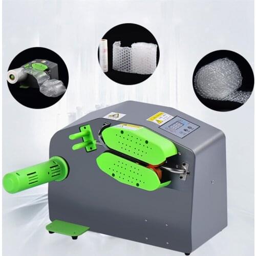 110V/220V Air Pillow Packing Inflator Roll Wrap Film Making Machine Bubble Maker Pillow Making Machine Air Bags Packing Machine