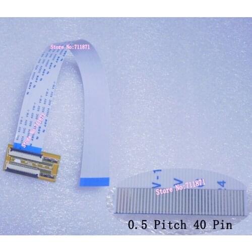 250mm 0.5 Pitch Type B 40Pin TTL FPC FFC Extension cord Connector 40P Flexible Flat Cable Extension Cable Line Adapter Connector