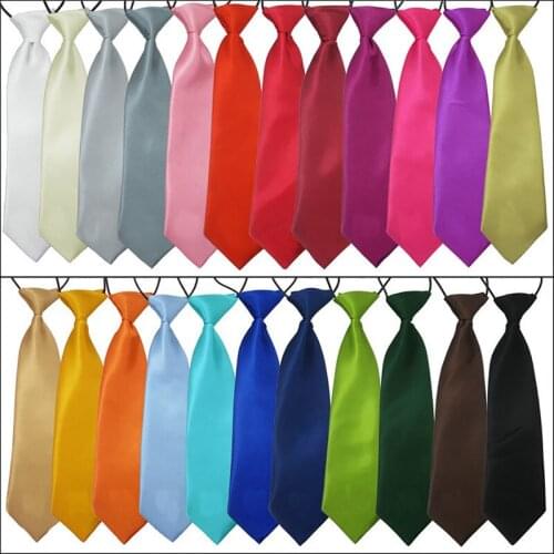 50 Pcs Pet Dog Accessoires Solid Color Ribbon Large Necktie Adjustable Dog Strap Necktie For Medium Large Dog Pet Supplier