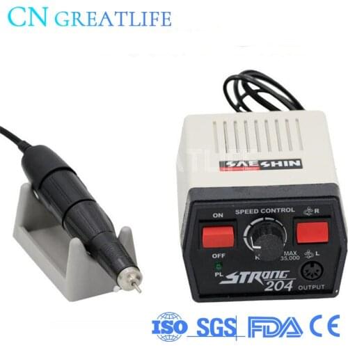 65w Electric Nail Drill Machine 35000rpm Strong 204 Manicure Set Pedicure Machine Electric Micromotor Micromotor Dental