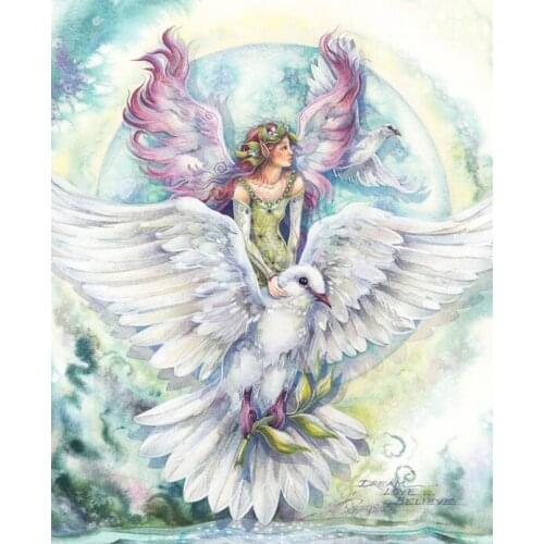 5D DIY Diamond Painting Full Square/Round Drill "butterfly Fairy"Diamond Rhinestone Embroidery Cross Stitch Gift Home Decor Gift