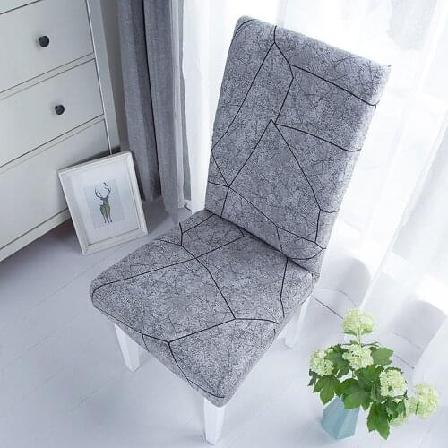 Anti-cat Chair Covers Scratch Living Room Stripe Spandex Elastic Stretch Dining Room Removable seat Cover Dust Cover with Back