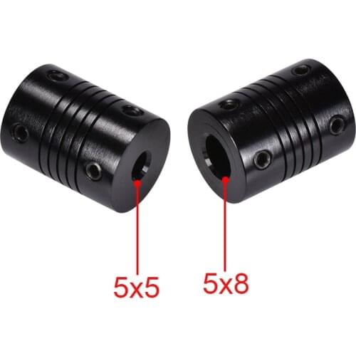 3D Printer Parts Accessory Stepper Motor Aluminum Flexible Coupling Coupler Shaft Couplings 5mm*8mm*25mm