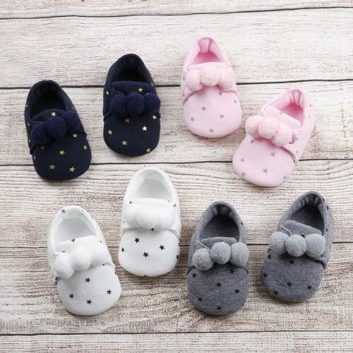 Baby Toddler Shoes 0-18 Months Sponge Soft Bottom Ball Baby Toddler Shoes