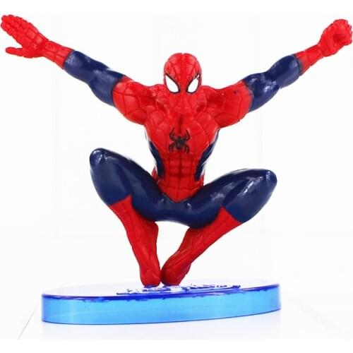 1pcs 9cm Spiderman Toys Superhero The Amazing Spider-man PVC Action Figure Collectible Model Toys