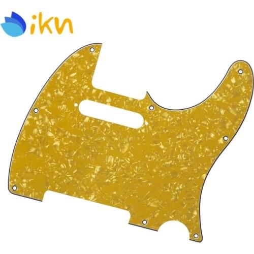 New American/Mexican Standard 8 Holes Scratch Plate Tele Guitar Pickguard Replacement,Yellow Pearl 4Ply