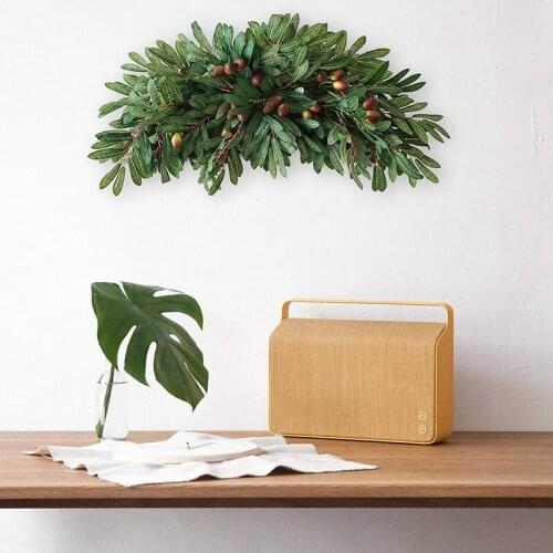 Floral Swag Artificial Peony Flower Swag Swags and Wreaths for Front Door Wall and Wedding Arch Home Garden Decor