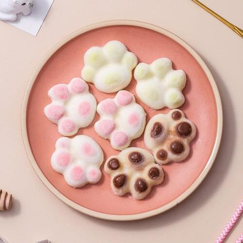 Summer Diy Silicone Ice Mold Cat Claw Ice Cream Mould Jelly Cookies Baking Cake Decoration Kitchen Tools