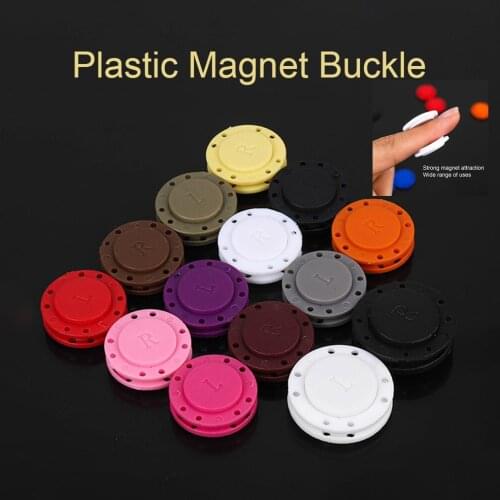 Magnet Buckle Placket Plastic Buckle Snap Buckle Concealed Bag Button Magnetic Button End Hand High
