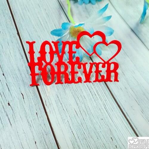 Hearts Love Forever Metal Cutting Die for Craft Stencils Templates Scrapbooking Embossing Knife Mould Punch Making Cards Dies