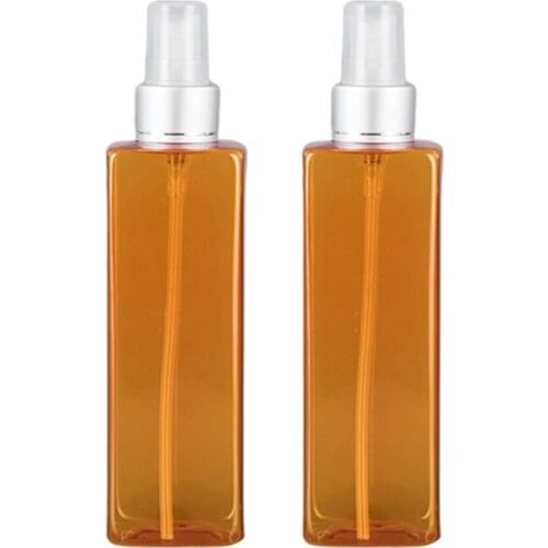 2x Travel Refillable Perfume Aftershave Spray Bottles Hairdressing Dispenser Containers Fine Mist Pump Sprayer Makeup Bottles
