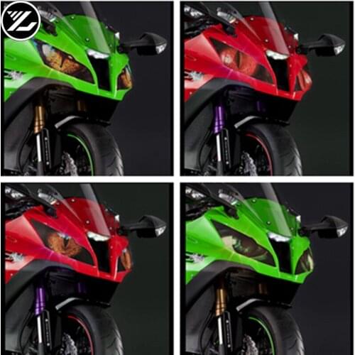 Motorcycle accessories headlight protection sticker Front Fairing Headlight Sticker Guard Sticker for kawasaki ZX-10R 2011-2015