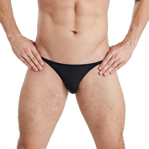 Mens Sexy See-through Briefs Mesh Sheer Pouch Stretchy Seamless Panties Underwear Sexy Bikini Underpants for Men