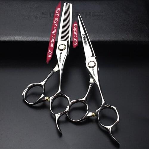 Hairdressing Scissors Set Barber Shop Hairstylist Thinning Special Flat Cut Seamless Teeth Scissors Barber Scissors