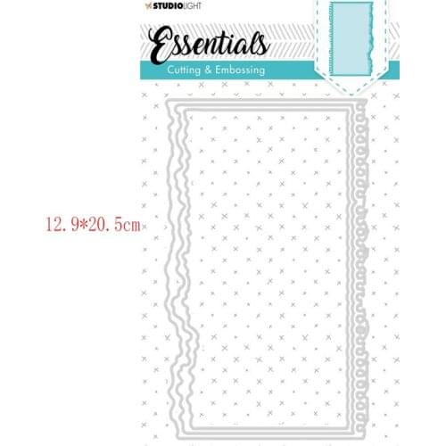 Notepad border album Troqueles de corte de metal scrapbooking cutting dies DIY dies scrapbooking nouveau arrivage 2021 die fille