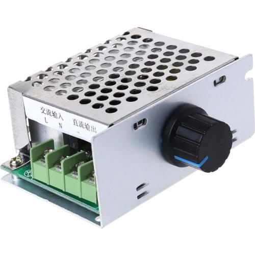 OOTDTY AC Input 220V DC Output 10-210V PWM 220V DC Brush Motor Speed Controller