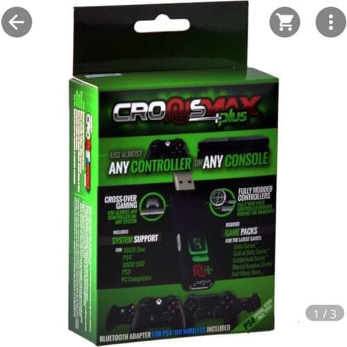 Original CronusMax Plus Gaming Controller Adapter Controls Converter for PS4 /Pro /PS3 for Xbox One /S /360 PC Windos