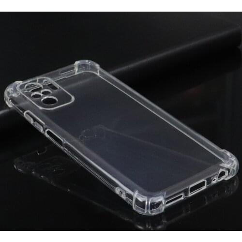 For Xiaomi Redmi Note 10 (4G) Shockproof HD Clear Transparent Silicone TPU Soft Phone Back Case Cover Coque Funda