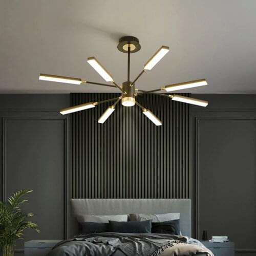 Modern LED chandelier lighting for Living room luxury personality creative bedroom chandelier post modern designer lamp