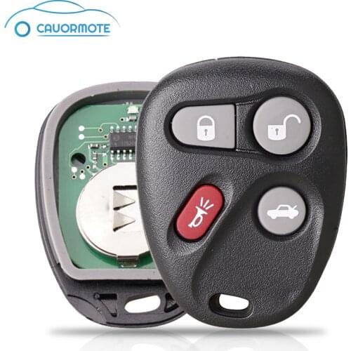 For Chevrolet Corvette Malibu Smart Remote Key 4 Buttons Electronic Chip 315Mhz Car Key Fob Central Locking Car Key