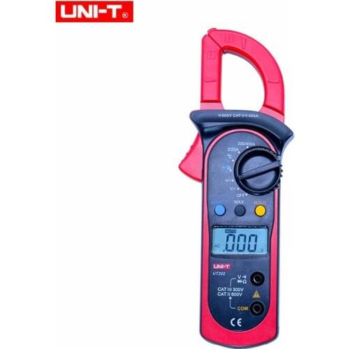UNI-T Digital Clamp Meters UT202 UT201 UT202A Mini Multimeters Ohm DC AC Voltmeter Ammeter Accuracy Tester Meters