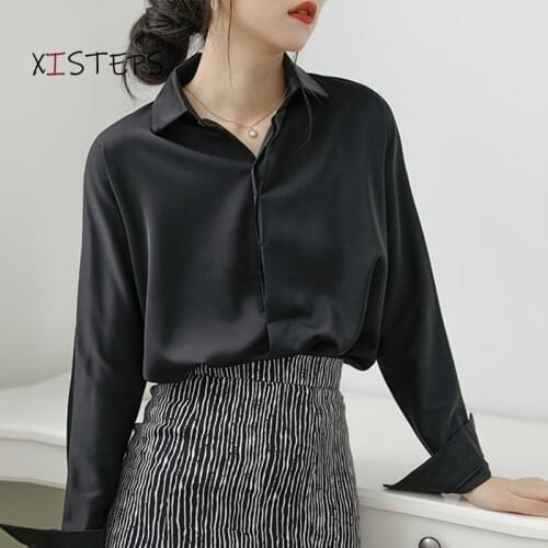 XISTEPS Satin Blouses