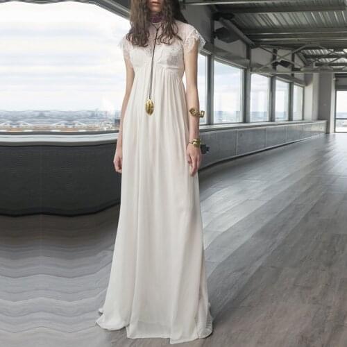 Dress French first New love fairy Birthday Dress super fairy white lace FAIRY DRESS travel dress long