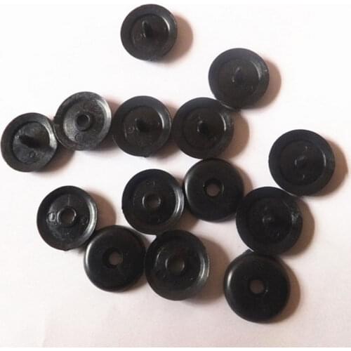10Pcs Car Parts Black Plastic Car Safety Seat Belt Stopper Spacing Limit Buckle Clip Retainer Seatbelt Stop Button