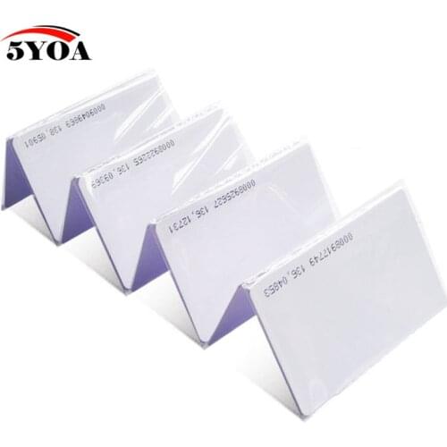 100pcs Quality Assurance EM ID CARD Read Only 4100/4102 reaction ID card 125KHZ RFID Card fit for Access Control Time Attendance