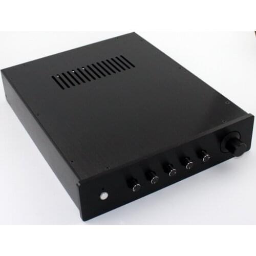 5 Channel DAC Decoder Box 2.1 All Aluminum Preamp Case Tube Amplifier Chassis Power Amplifier DIY Box D362 W300 H70