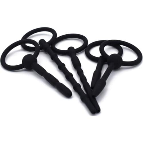 5 PCS/SET 5 SIZES Urethral Sounds 5 Pcs Set Silicone Plug Beads Urethral with Different Size