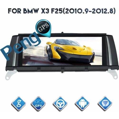 Quad Core DVD Player 2 Din Stereo Android 4.4 Car Radio for BMW X3 F25 2010-2015 GPS Navigation Autoradio Headunit WIFI FM