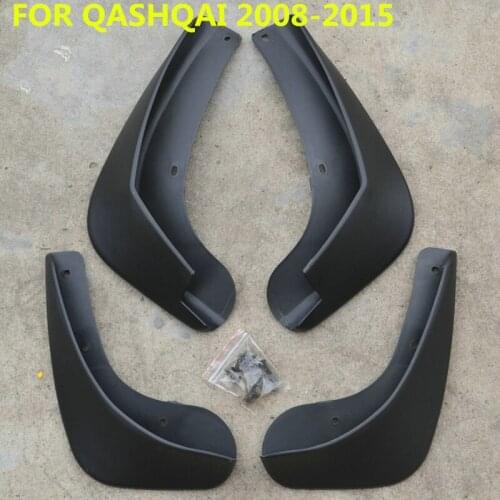 4PCS Car accessories Mudguard For NISSAN QASHQAI 2008-2017 Fender mud flaps Car-styling splash guards plate soft Plastic fender