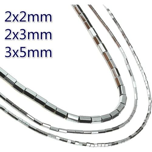 Natural Stone Hematite Plum-shaped Loose Beads 4mm 6mm 8mm Black Petal Beads For Jewelry DIY Bracelet Necklace Ornaments 15 Inch