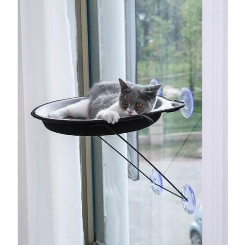 Pet Cat Hammock Summer Cat Bed Mat Suction Cup Hanging Beds pet cat climbing Hammock Safe Hanging Shelf Seat Beds Pet Sunny Seat