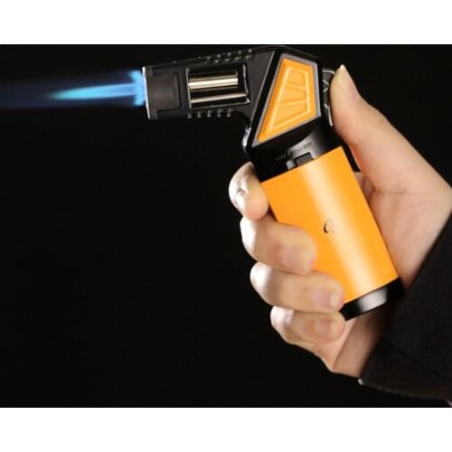 Galiner 1 Jet Torch Lighter Butane Gas Cigar Lighter Gadget Big Smoking Lighters BBQ Ignition Tool Gift